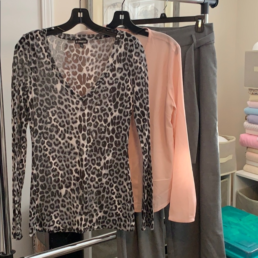 Bundle! Two tops and pant medium